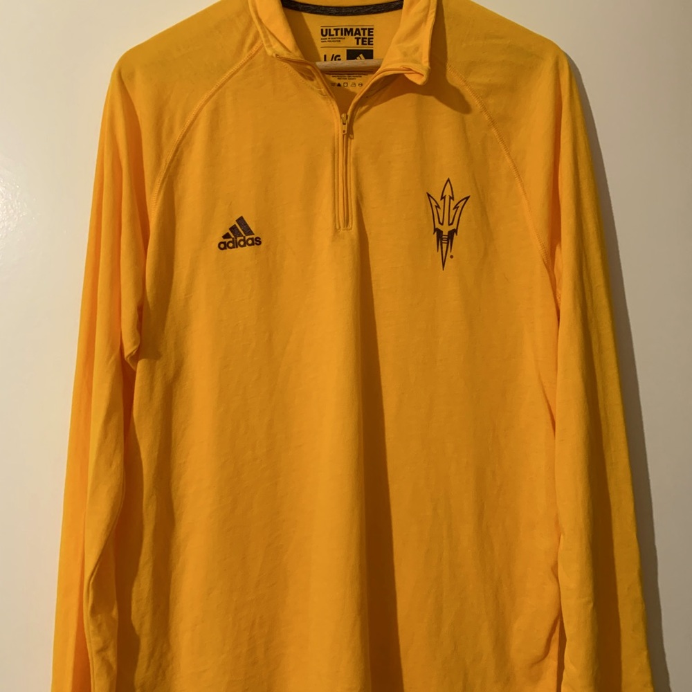ASU ADIDAS QUARTER ZIP-UP